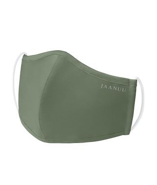 Jaanuu + Reusable Antimicrobial Face Mask (5 Pack) in Olive Green