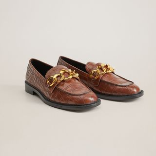 Mango + Chain Loafers
