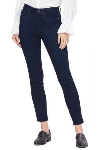 Paige + Transcend Hoxton High Waist Ankle Skinny Jeans