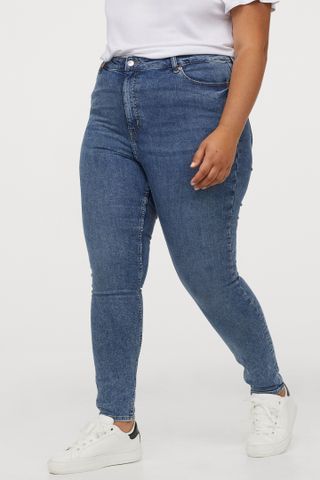 H&M+ + Skinny High Jeans