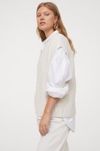 H&M + Cable-Knit Slipover