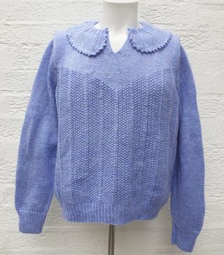 Vintage + Womens Top Lilac Knit