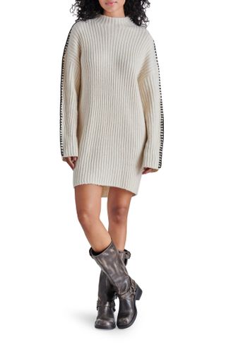 Steve Madden + Gemma Whipstitch Long Sleeve Sweater Dress