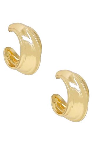 Ettika + Simple Crescent Hoop Earrings