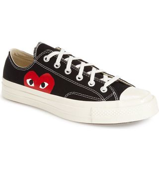 Comme Des Garçons Play + x Converse Chuck Taylor Hidden Heart Low Top Sneakers