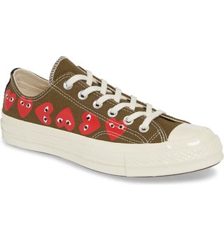 Comme Des Garçons Play + x Converse Chuck Taylor Low Top Sneakers