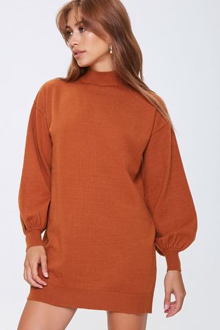 Forever 21 + Mock Neck Sweater Dress