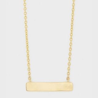 Gorjana + Bespoke Plate Necklace (Gold)