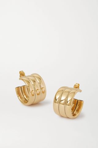 Laura Lombardi + Mini Grazia Gold-Tone Hoop Earrings