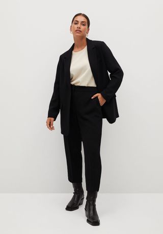 Mango + Relaxed Fit Suit Blazer