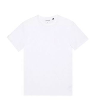 Burton + White Slub Roll Sleeve T-Shirt in Organic Cotton