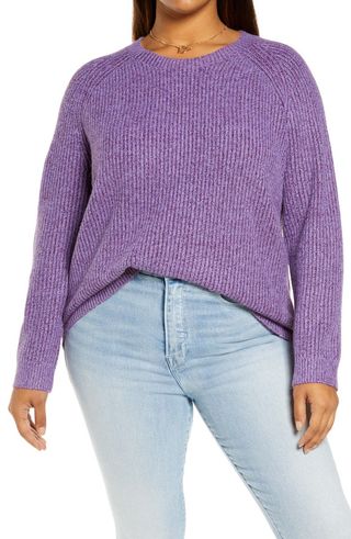 BP + Plaited Stitch Crewneck Sweater