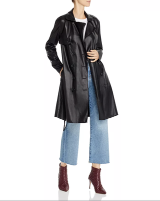 BlankNYC + Faux Leather Trench Coat