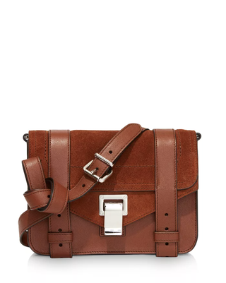 Proenza Schouler + PS1 Leather & Suede Mini Crossbody Bag