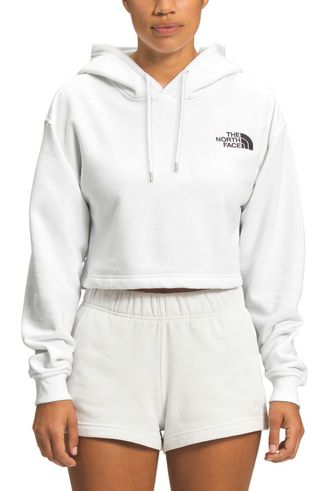 The North Face + Logo Crop Hoodie