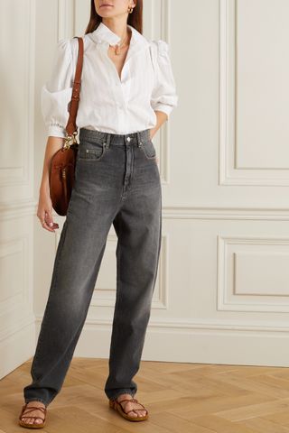 Isabel Marant Étoile + Corsy High-Rise Tapered Jeans