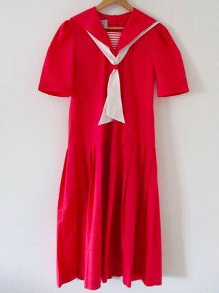 Vintage + Laura Ashley Sailor Dress