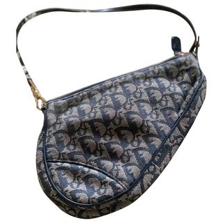 Dior + Saddle Cloth Clutch Bag