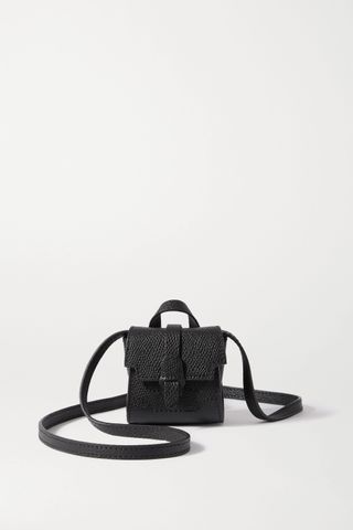 Senreve + Milli Maestra Textured-Leather Shoulder Bag