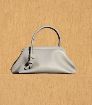 Folklore the Label + Money Pouch in Perla Grey Leather