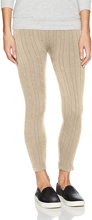 Muk Luks + Cable Knit Fleece Lined Leggings