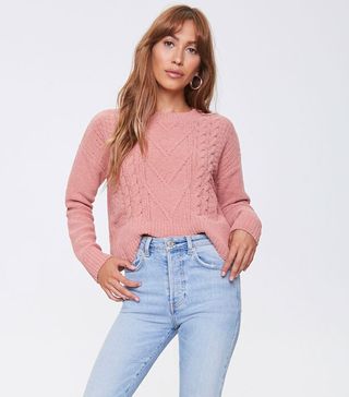 Forever 21 + Cable Knit Sweater