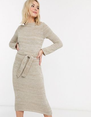 ASOS + Knitted Midi Dress