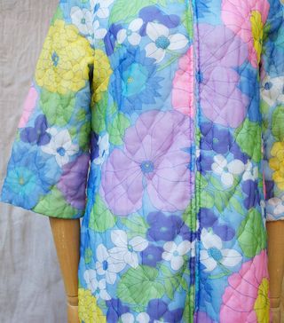 Peony Vintage + Pastel Floral Housecoat