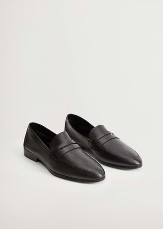 Mango + Leather Loafers