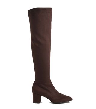 Charles & Keith + Textured Thigh High Boots