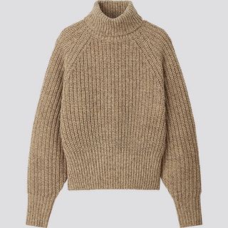Uniqlo + U Low Gauge Turtleneck Long-Sleeve Sweater
