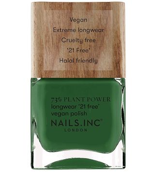 Nails Inc + 73% Plant Power Nail Polish in Wipe the Slate