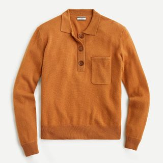 J.Crew + Collared Cashmere Sweater