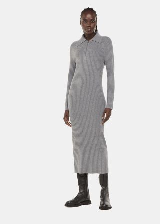 Whistles + Bonnie Zip Ribbed Knit Dress