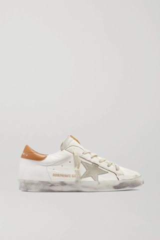 Golden Goose + Superstar Distressed Sneakers