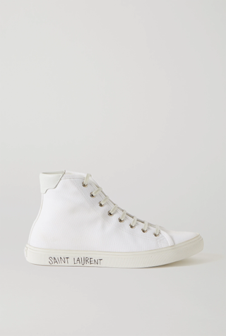 Saint Laurent + Malibu High-Top Sneakers