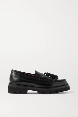 Grenson + Bethany Tasseled Leather Loafers