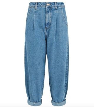 New Look + Petite Blue Slouch Nia Balloon Leg Jeans