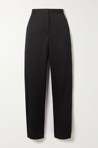 Wright Le Chapelain + Wool-Twill Straight-Leg Pants