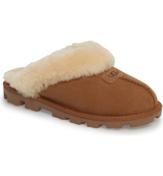 Ugg + Genuine Shearling Slippers