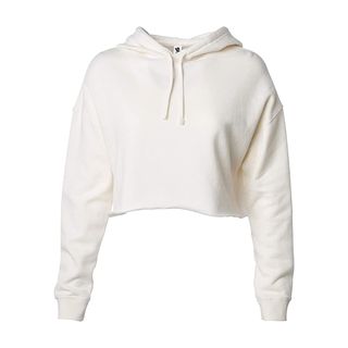 Global Blank + Crop Top Sweatshirt Fleece Pullover Cropped Hoodie Sweater