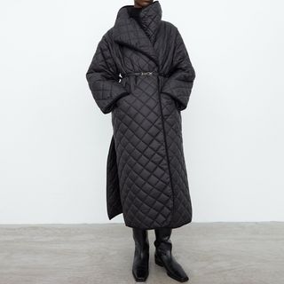 Totême + Annecy Oversized Quilted Shell Coat