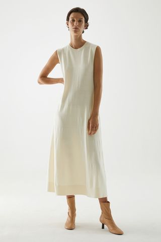 COS + Knitted A-Line Merino Wool Dress