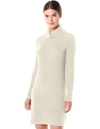 Daily Ritual + Wool Blend Turtleneck Sweater Dress
