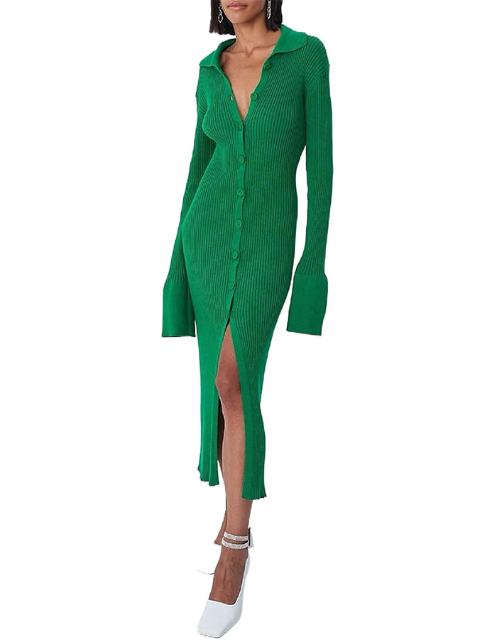 Muineobuka + Long Sleeve Bodycon Dress