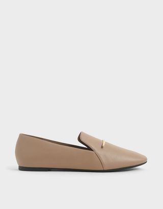 Charles & Keith + Embellished Loafers