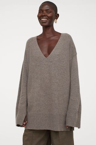H&M + Oversized Wool-Blend Sweater