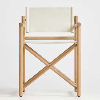 Crate and Barrel x Leanne Ford + Mast Leather Director's Chair