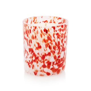 Wave Murano Glass + Sandalwood Scented Candle