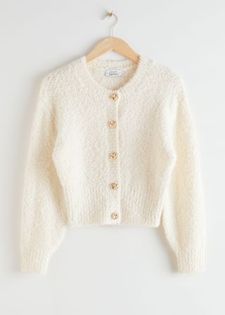 
Other Stories + Bouclé Knit Cropped Cardigan